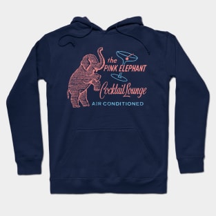 PINK ELEPHANT Cocktail Lounge Hoodie